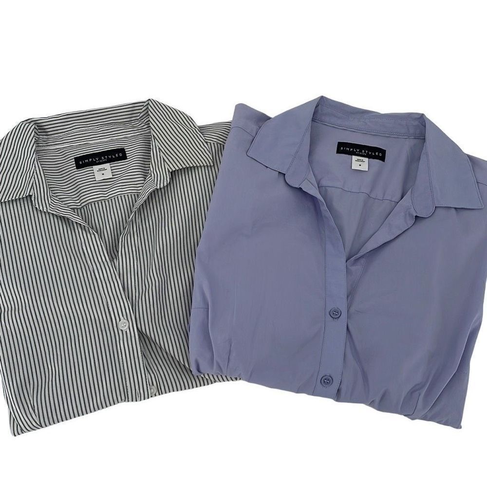Simply Styled By Sears Button Up Collared Shirts … - image 2